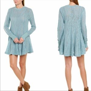 Free People Tunic Pullover Astral Sea Top.
